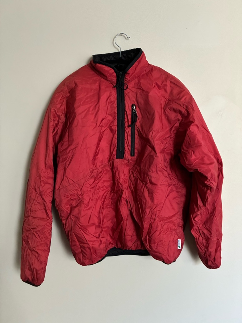 MEC Red Quarter-Zip Insulated Pullover Jacket